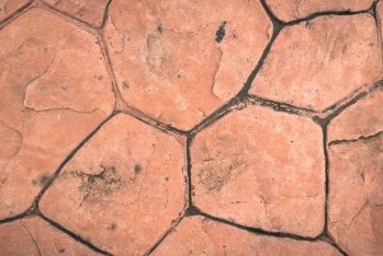 Textured clay pattern with black variations